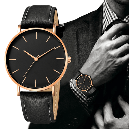 Minimalist Men's Watch Leather