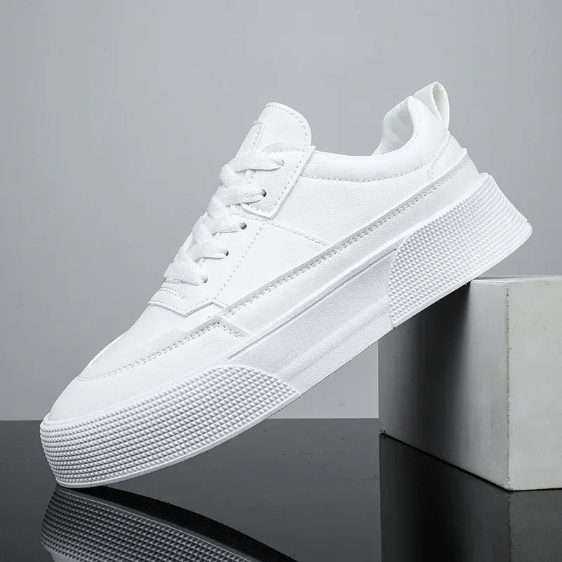 White Classic Leather Sneaker