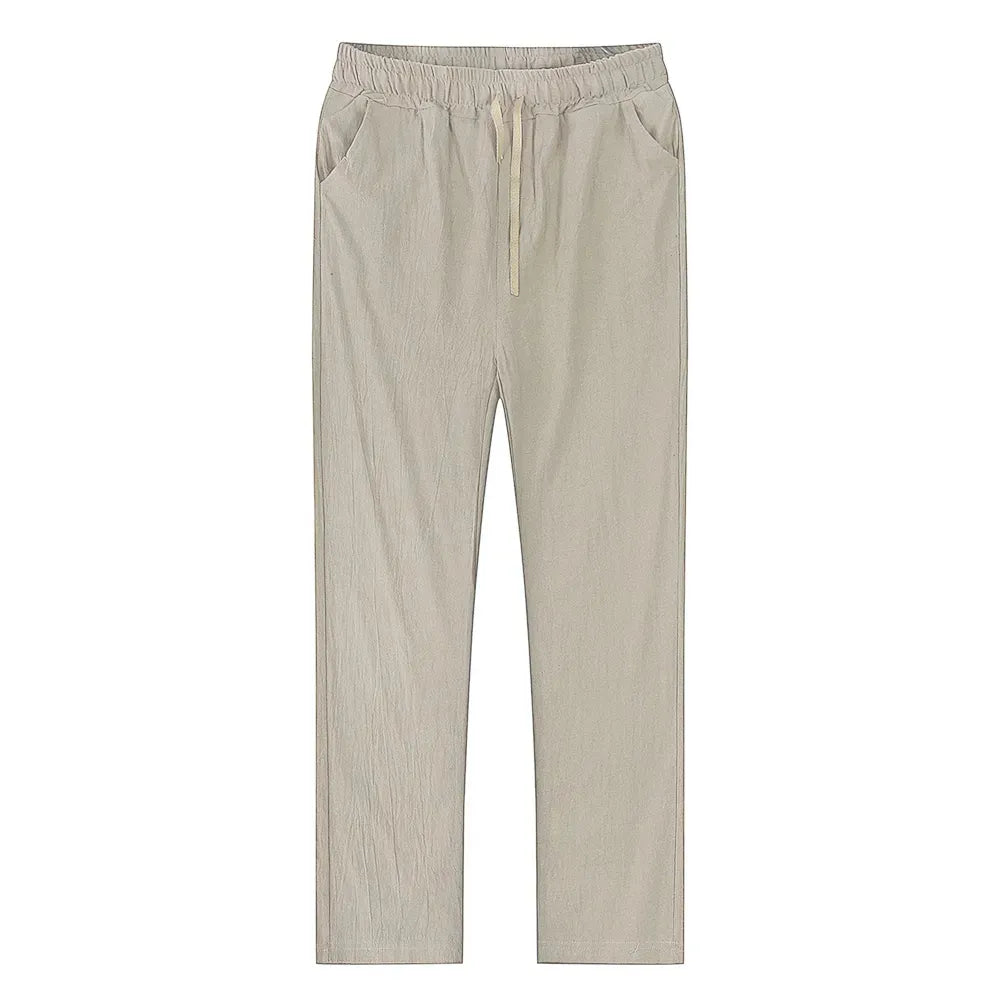 Poli - Airy Linen Trousers for Men for Summer