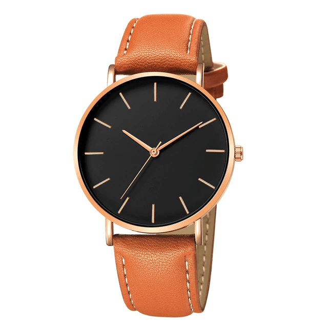 Minimalist Men's Watch Leather