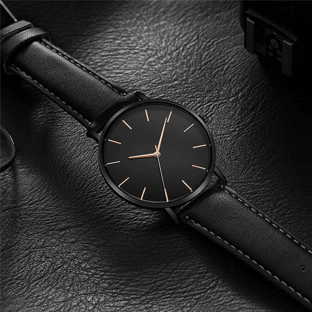 Minimalist Men's Watch Leather