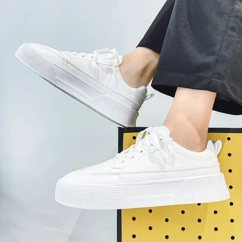 White Classic Leather Sneaker