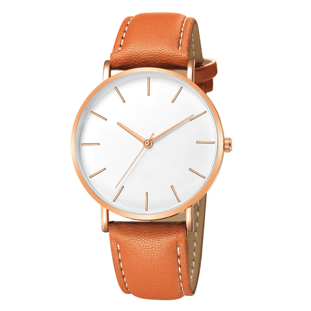 Minimalist Men's Watch Leather