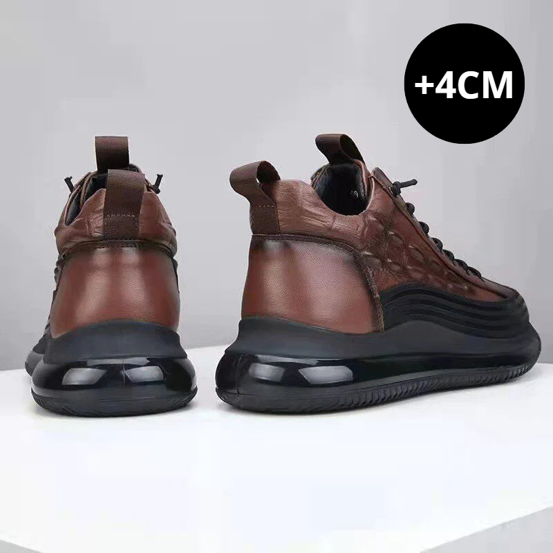 Men's Sneakers in Crocodile Leather Style