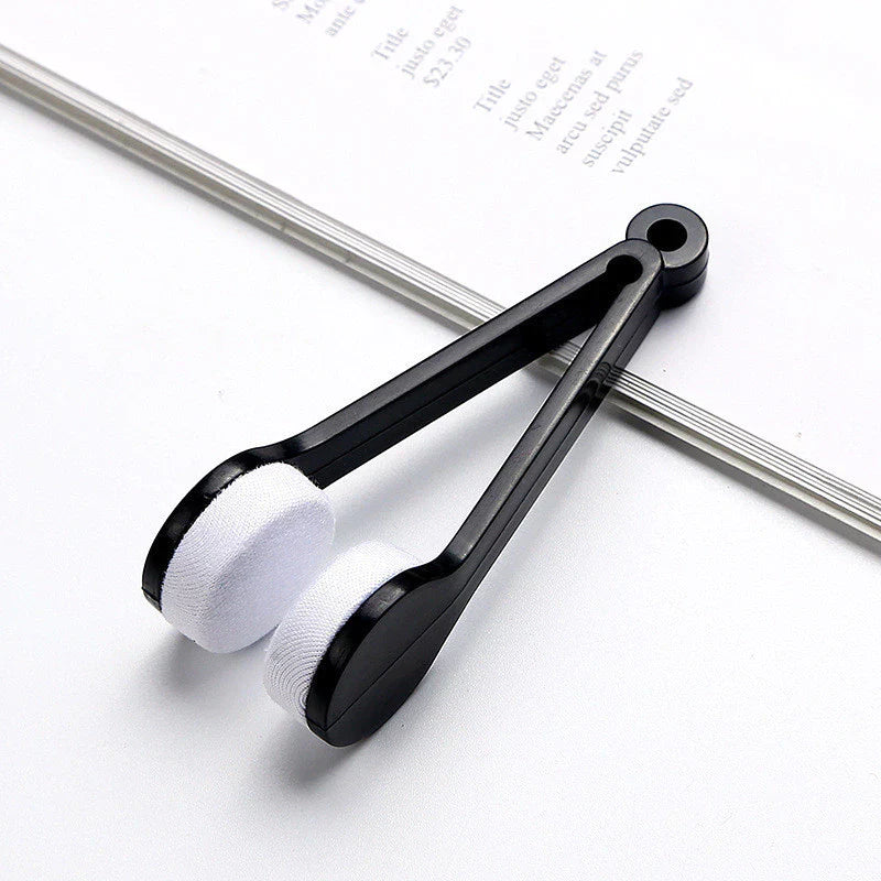 2-in-1 Microfiber Glasses Cleaning Brush