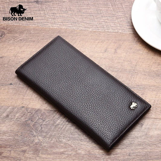 Men's Wallet Made of Genuine Leather – Premium Long Version