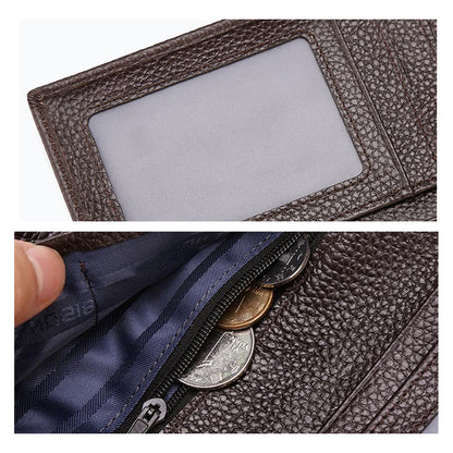 Men's Wallet Made of Genuine Leather – Premium Long Version