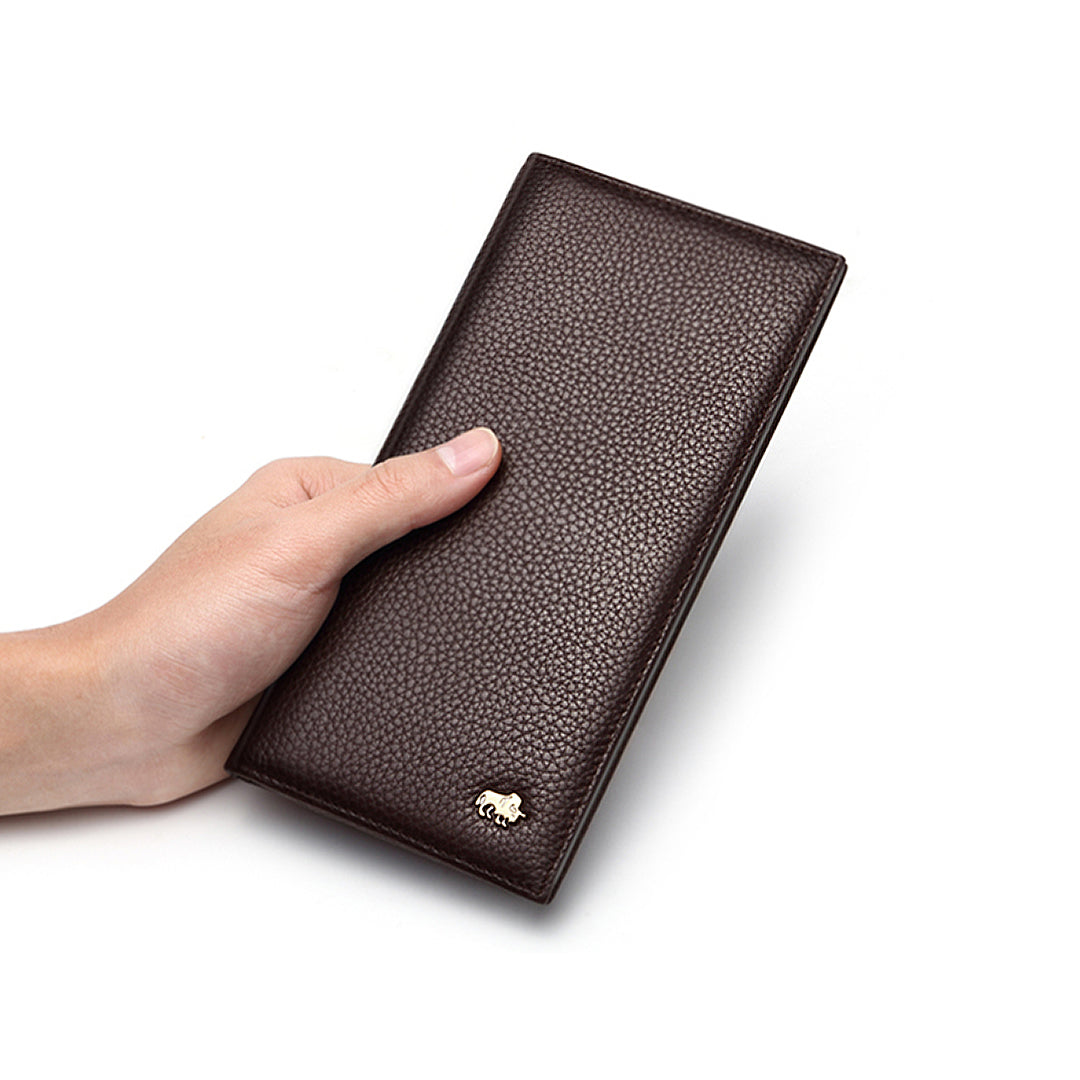 Men's Wallet Made of Genuine Leather – Premium Long Version