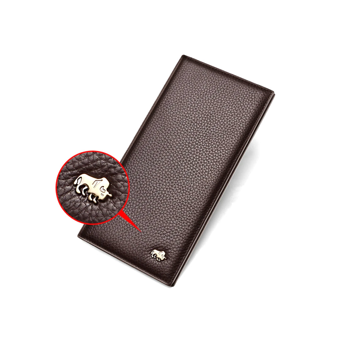 Men's Wallet Made of Genuine Leather – Premium Long Version