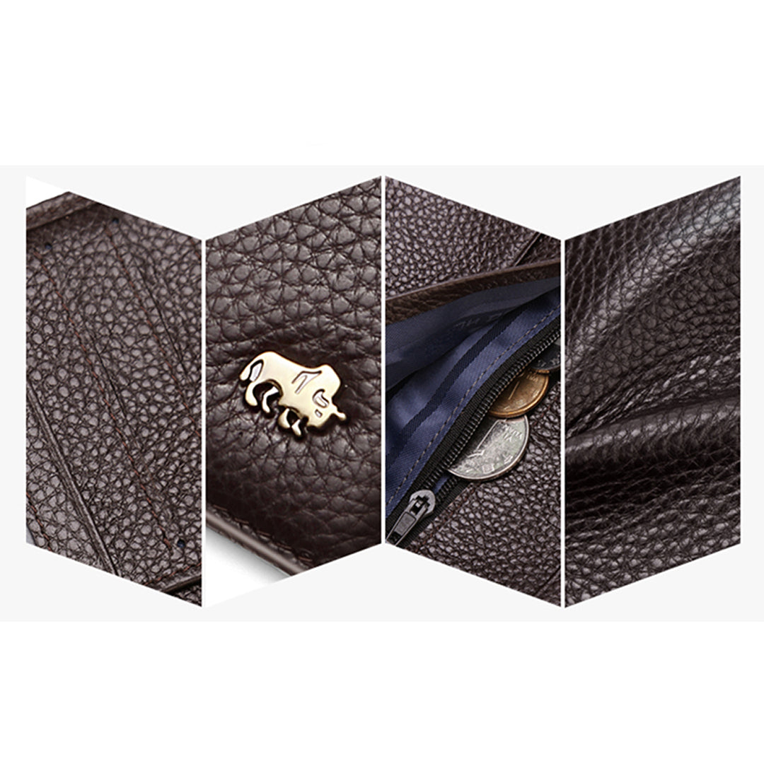 Men's Wallet Made of Genuine Leather – Premium Long Version