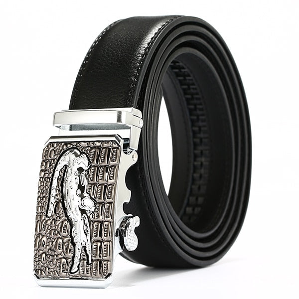 Men's Leather Belt Crocodile