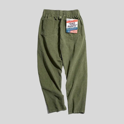 Men's Green Cord Trousers