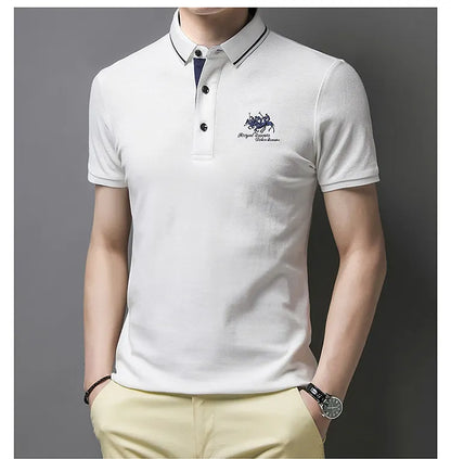 Men's Polo Shirt Horse