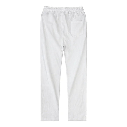 Poli - Airy Linen Trousers for Men for Summer