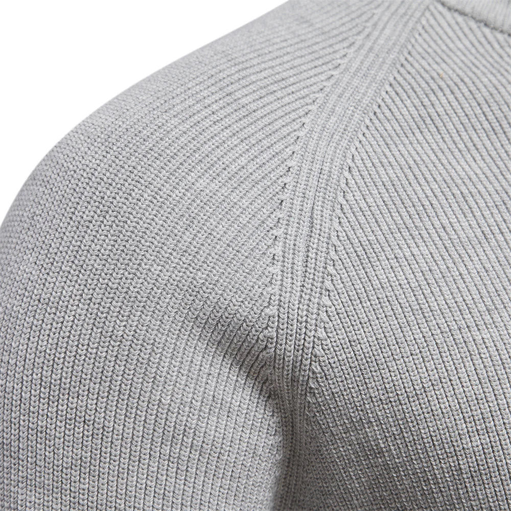 Men's Cotton Zip-Up Sweater