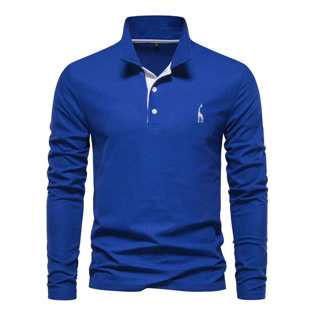 Men's Long Sleeve Polo Shirt