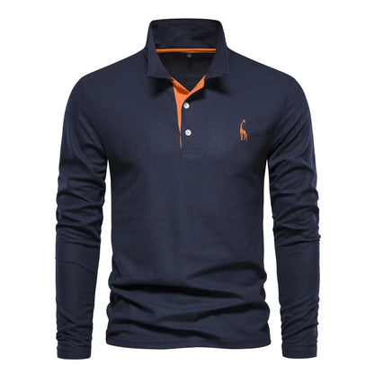 Men's Long Sleeve Polo Shirt