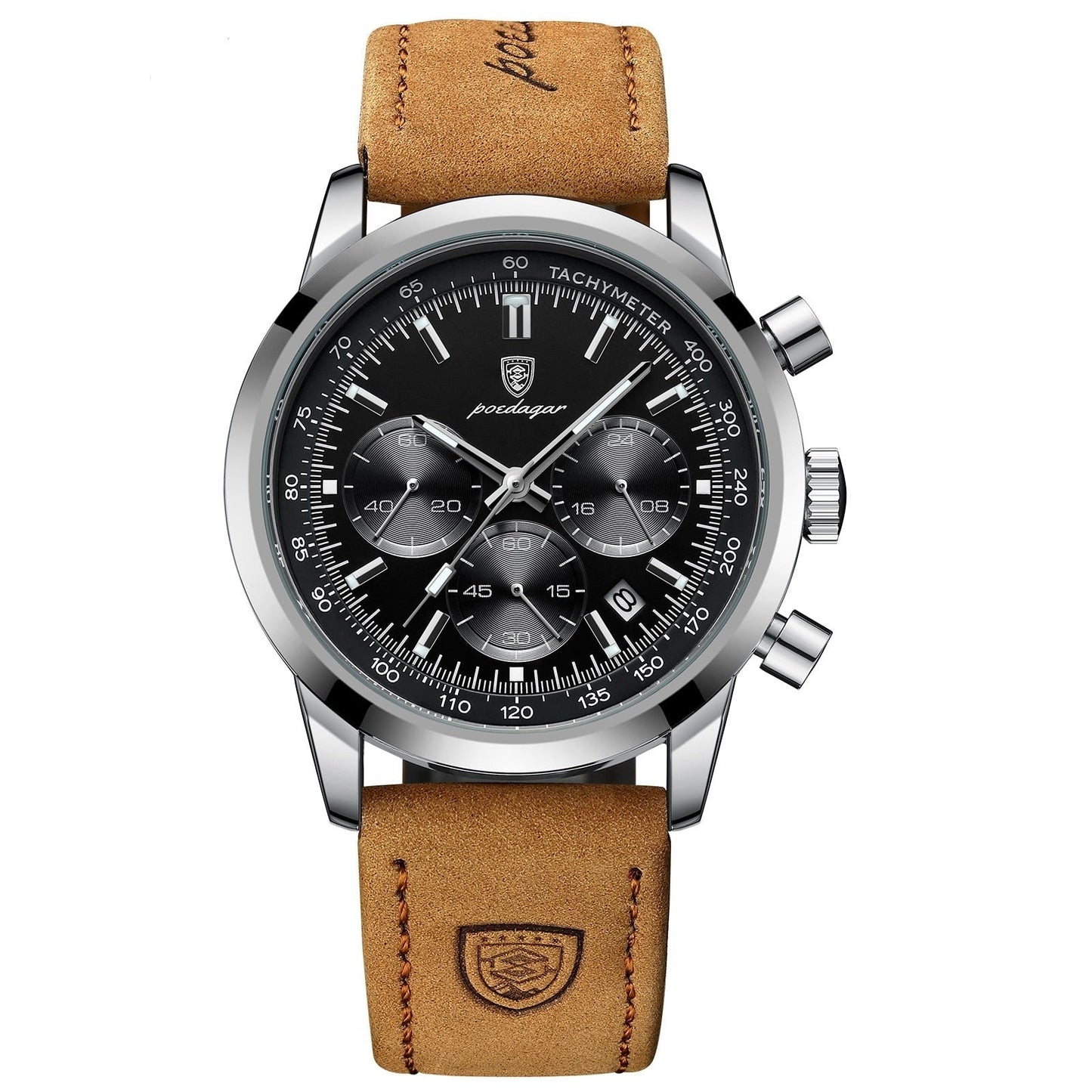 Men's Casual Leather Watch Homeni