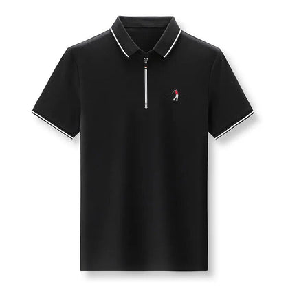 Men's Polo Shirt with Zip