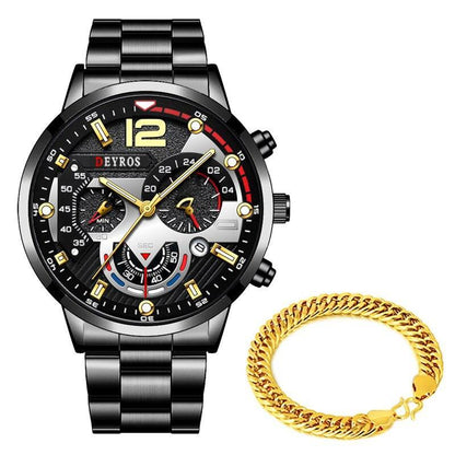 Men's Luxury Watch + Gift