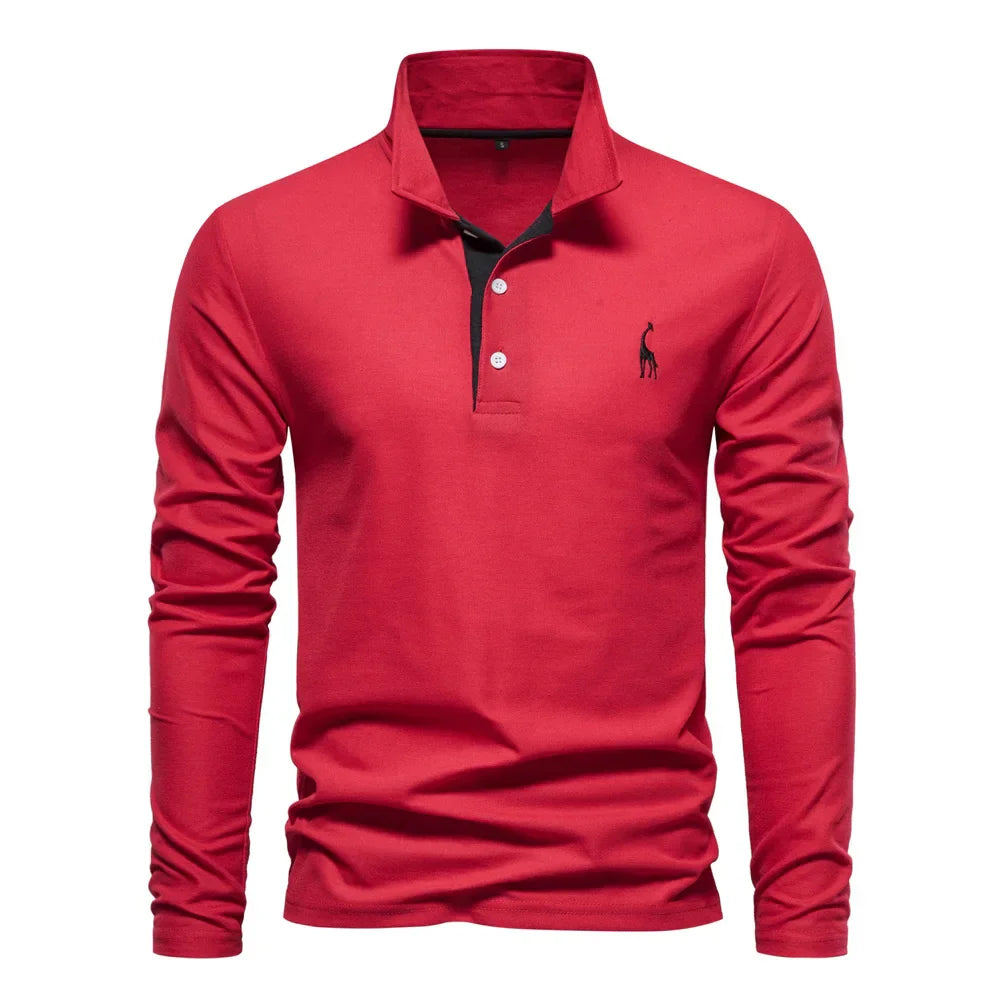 Men's Long Sleeve Polo Shirt