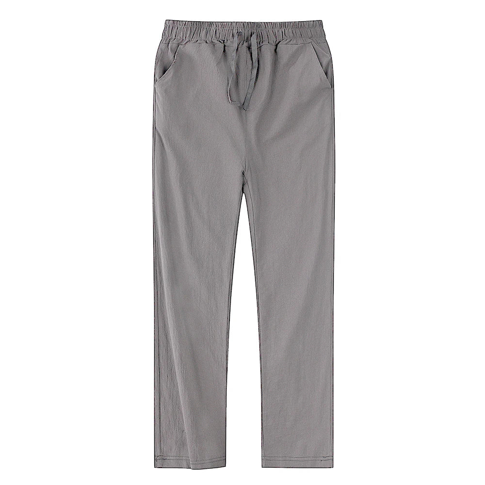 Poli - Airy Linen Trousers for Men for Summer