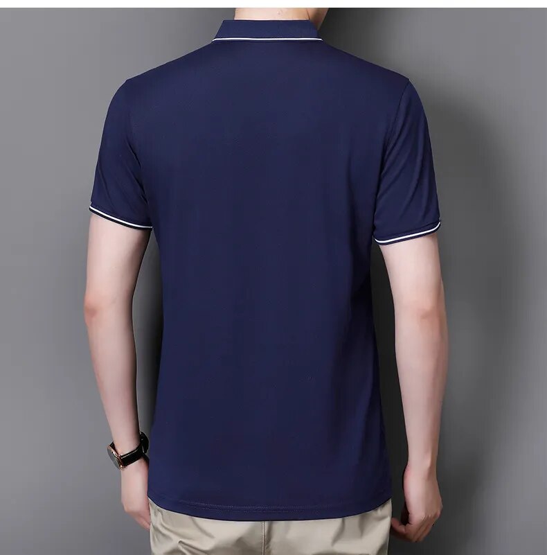 Men's Polo Shirt with Zip