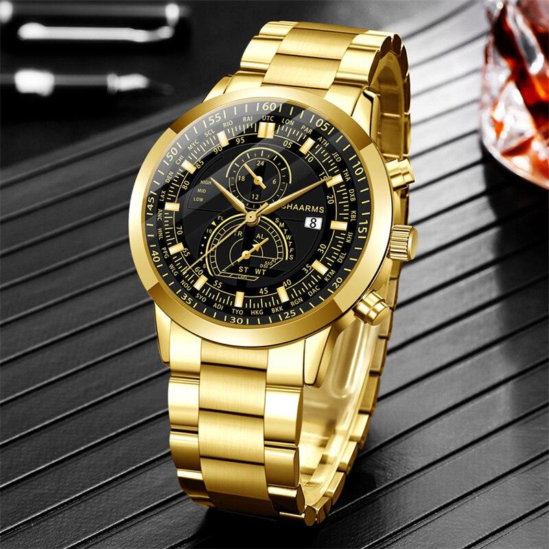 Men's Luxury Watches San Diego + Gift Gold-Plated Chain