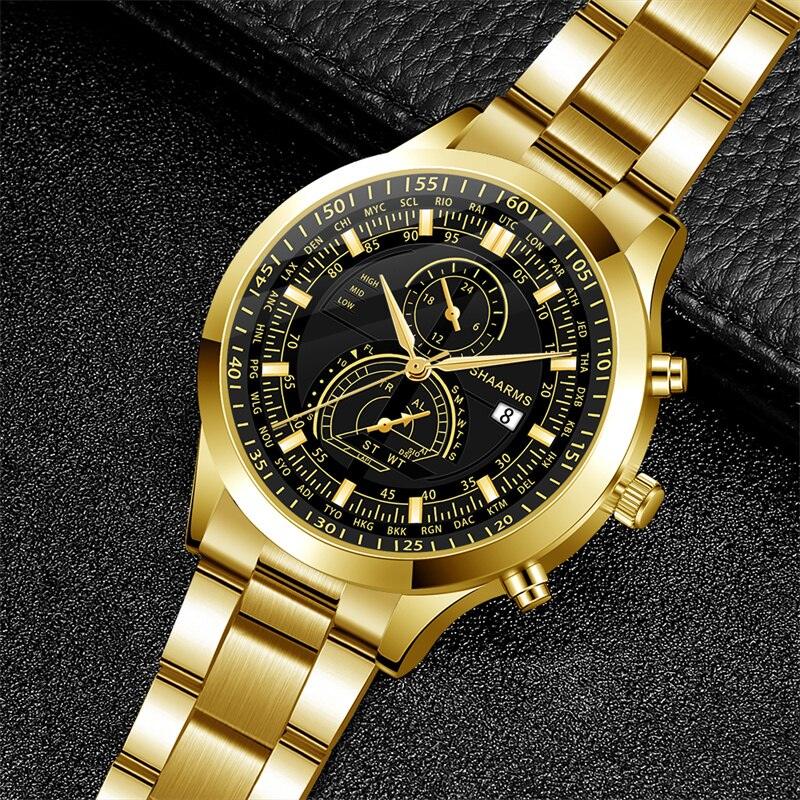 Men's Luxury Watches San Diego + Gift Gold-Plated Chain