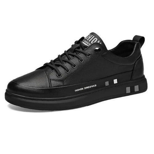 Men's Leather Sneakers Flat