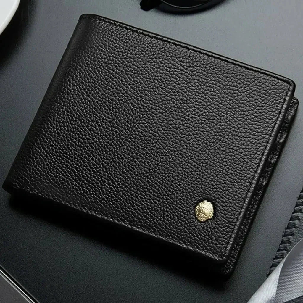 Men's Leather Wallet Laorentou