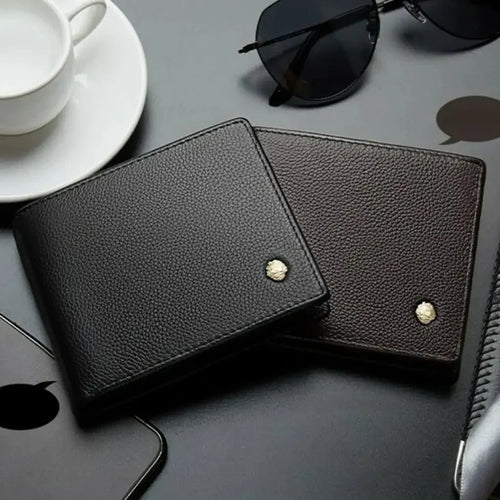 Men's Leather Wallet Laorentou