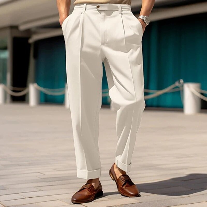 Finnel - High-Waisted Business Trousers